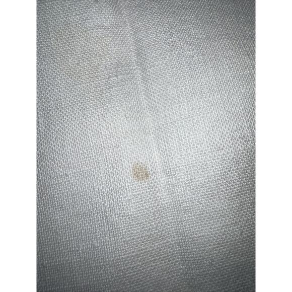 Vtg Christmas Red Poinsettia Holly Tablecloth 84x51” Rectangular Fabric FLAWS - Picture 12 of 16